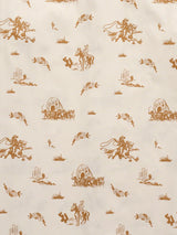 Men's Ely Cattleman Short Sleeve Cowboy Print Western Snap Shirt- Spice & Ecru - Ely Cattleman - Flyclothing LLC