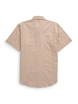 Men's Ely Cattleman Short Sleeve Geo Print Western Snap Shirt- Tan - Ely Cattleman - Flyclothing LLC