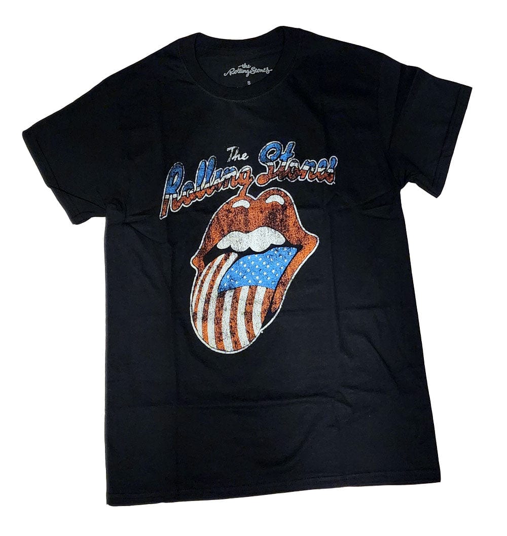 Rolling Stones Tour of '78 Americas Black T-Shirt - Rolling Stones