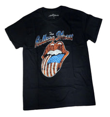 Rolling Stones Tour of '78 Americas Black T-Shirt