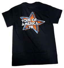 Rolling Stones Tour of '78 Americas Black T-Shirt