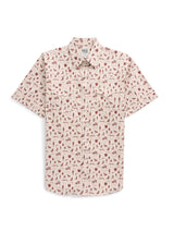 Men's Ely Cattleman Short Sleeve Conversation Print Western Snap Shirt
