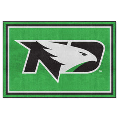 North Dakota Fighting Hawks 5ft. x 8 ft. Plush Area Rug - North Dakota