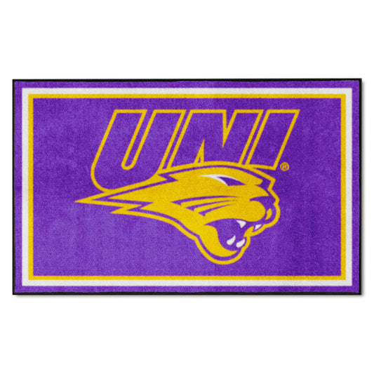 Northern Iowa Panthers 4ft. x 6ft. Plush Area Rug - Northern Iowa