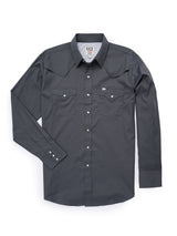 Men's Ely Cattleman Pro Long Sleeve Stretch Solid Vented Western Shirt