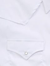 Men's Ely Cattleman Pro Long Sleeve Stretch Solid White Vented Western Shirt