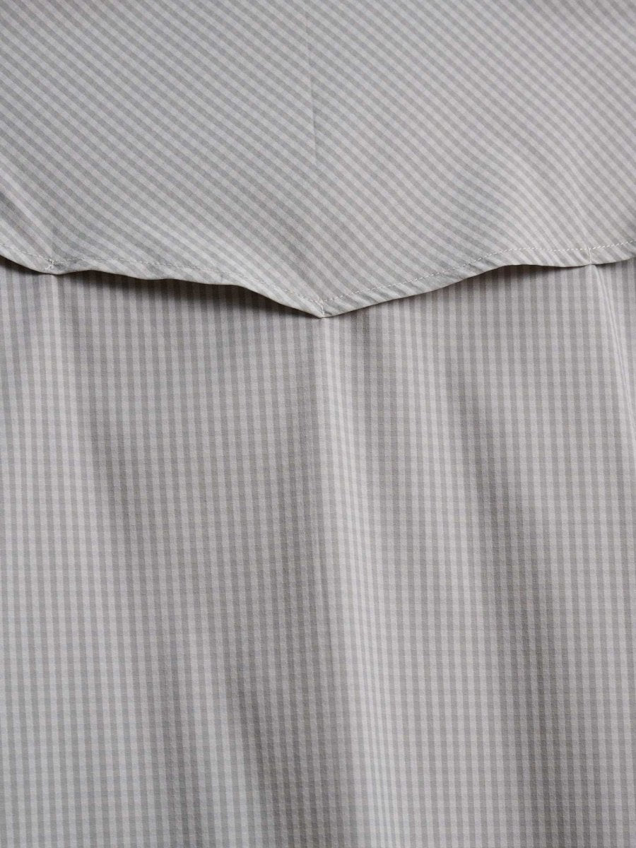 Men's Ely Cattleman Pro Long Sleeve Stretch Vented Western Shirt- Gray Check - Ely Cattleman - Flyclothing LLC