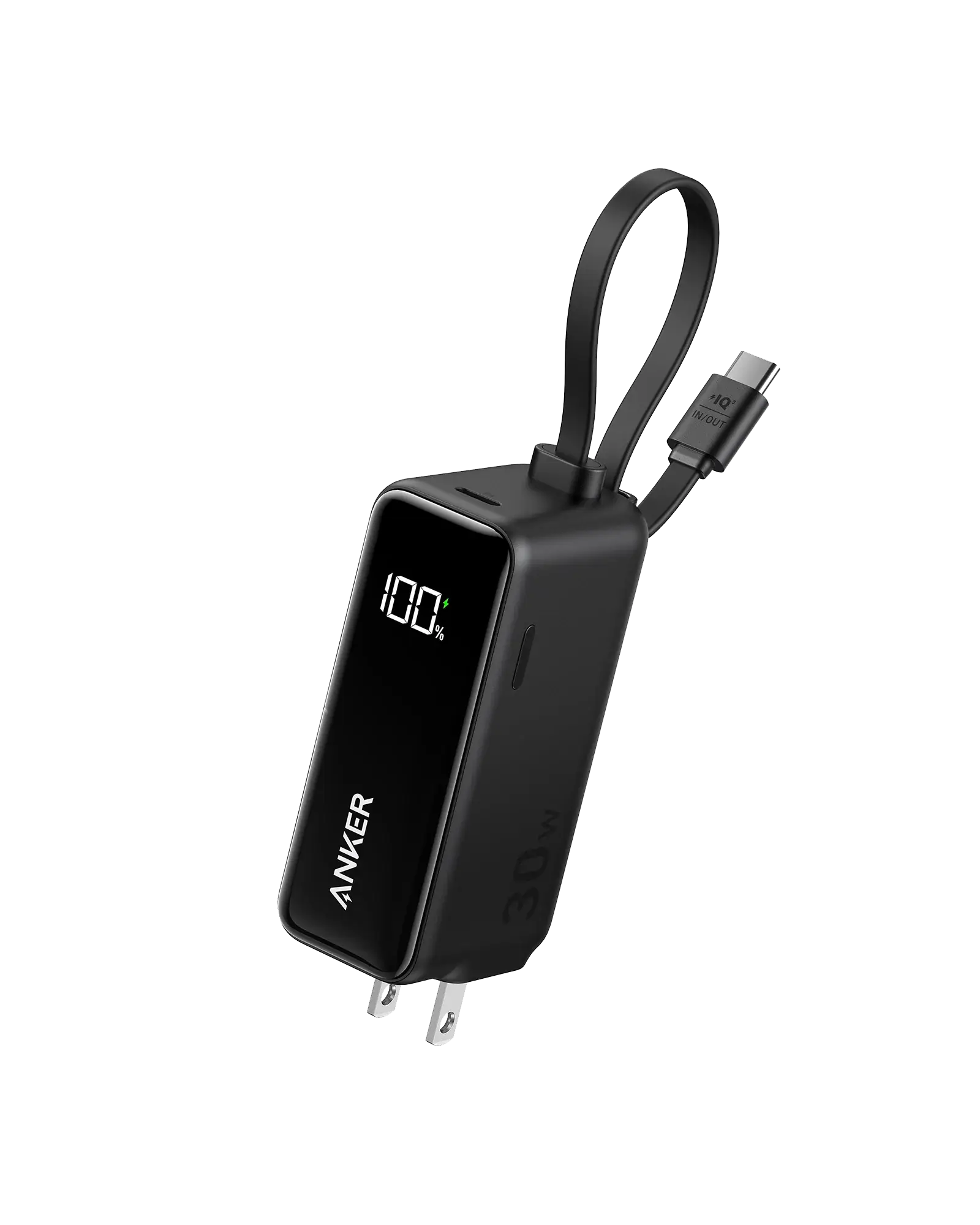Anker Power Bank (30W, 5k, Fusion, Built-In USB-C Cable) - Anker - Flyclothing LLC