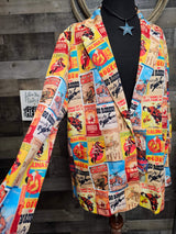 Baha Ranch Women's Vintage Rodeo Poster Blazer
