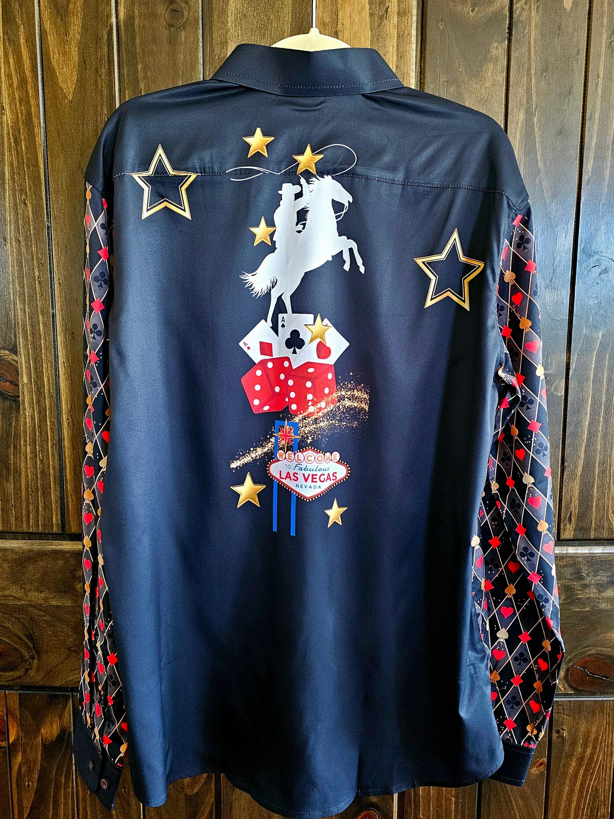 Baha Ranch Viva Las Vegas Rodeo Unisex Western Shirt - Baha Ranch Western Wear - Flyclothing LLC