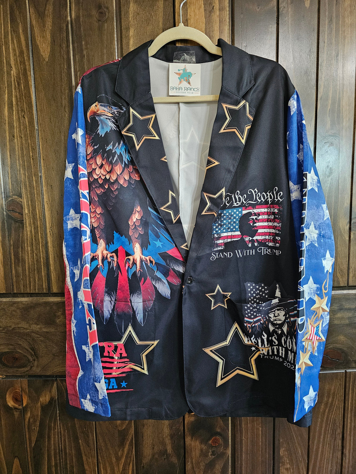 Baha Ranch Ultra Maga Trump Womens Blazer - Baha Ranch Western Wear - Flyclothing LLC
