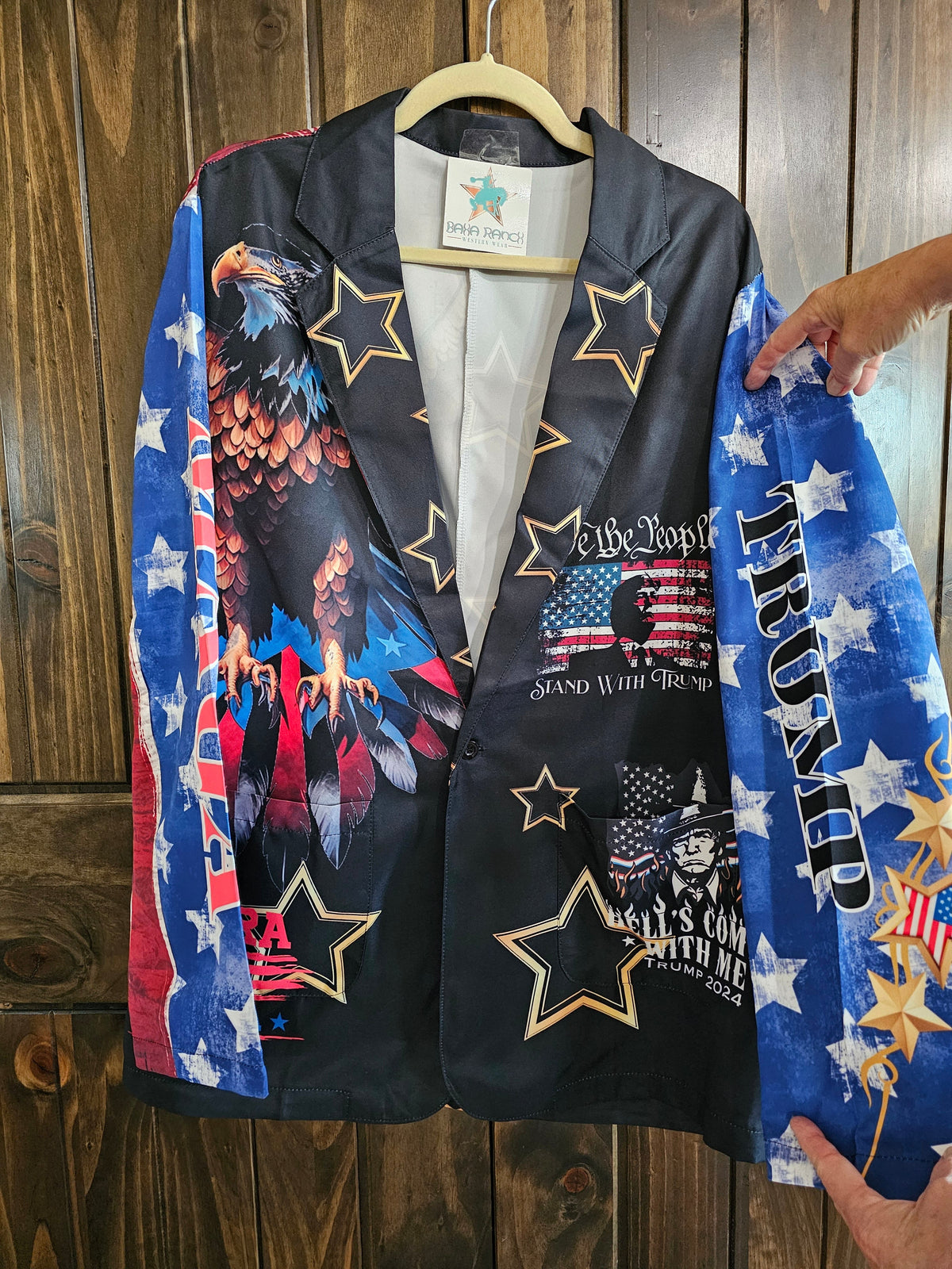 Baha Ranch Ultra Maga Trump Womens Blazer - Baha Ranch Western Wear - Flyclothing LLC
