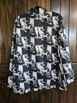 Baha Ranch Black White Cowboy Women's Western Blazer