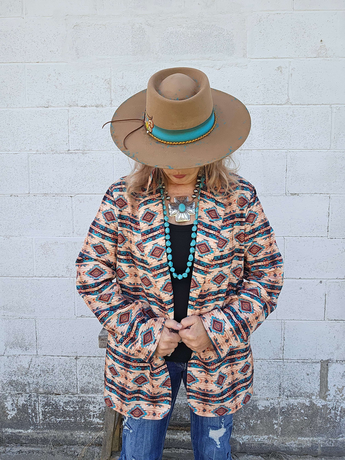 Baha Ranch Arizona Aztec Women's Blazer