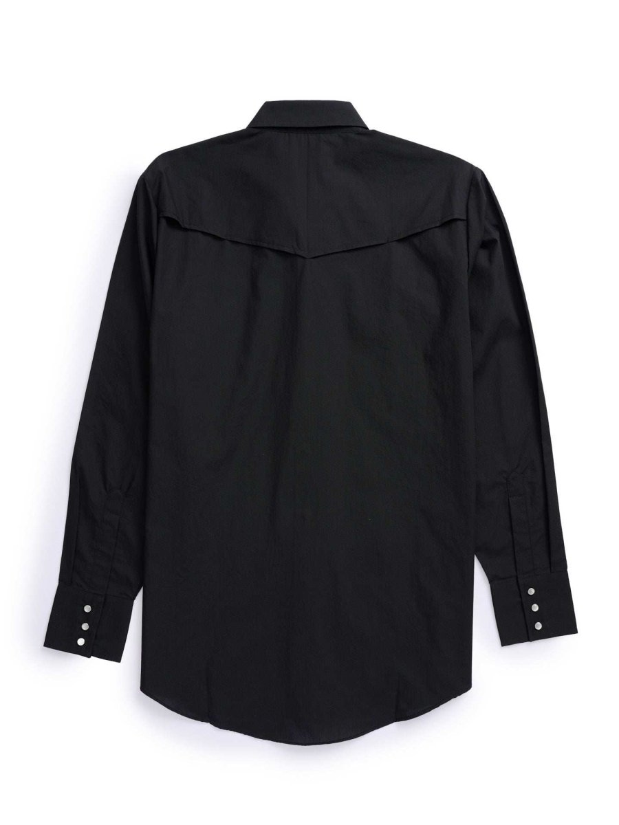 Men's Ely Cattleman Pro Long Sleeve Solid Vented Western Shirt - Ely Cattleman - Flyclothing LLC