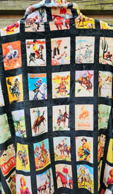 Baha Ranch Vintage Cowboy Collage Western Robe - Baha Ranch Western Wear - Flyclothing LLC