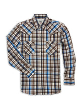 Men's Ely Cattleman Pro Long Sleeve Plaid Vented Western Shirt - Ely Cattleman - Flyclothing LLC