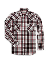 Men's Ely Cattleman Pro Long Sleeve Plaid Vented Western Shirt