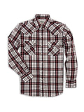 Men's Ely Cattleman Pro Long Sleeve Plaid Vented Western Shirt - Ely Cattleman - Flyclothing LLC