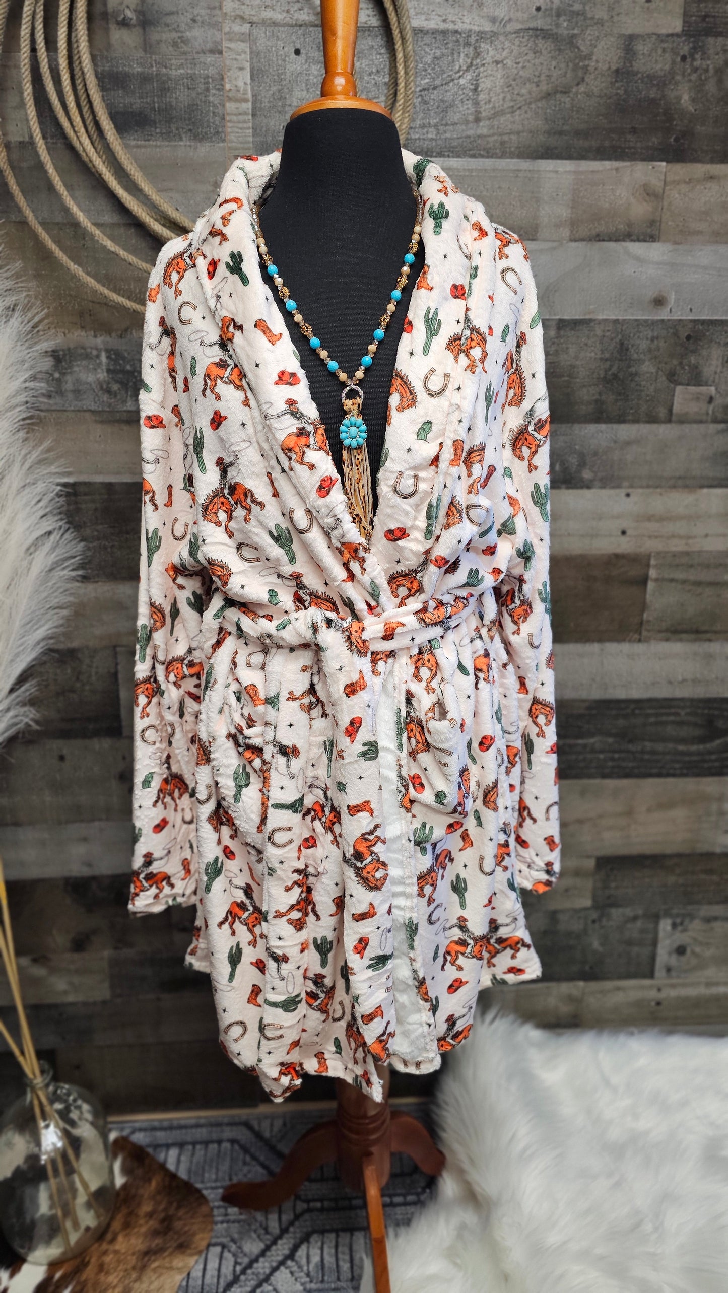 Baha Ranch Cowboy Ranch Western Robe - Baha Ranch Western Wear - Flyclothing LLC