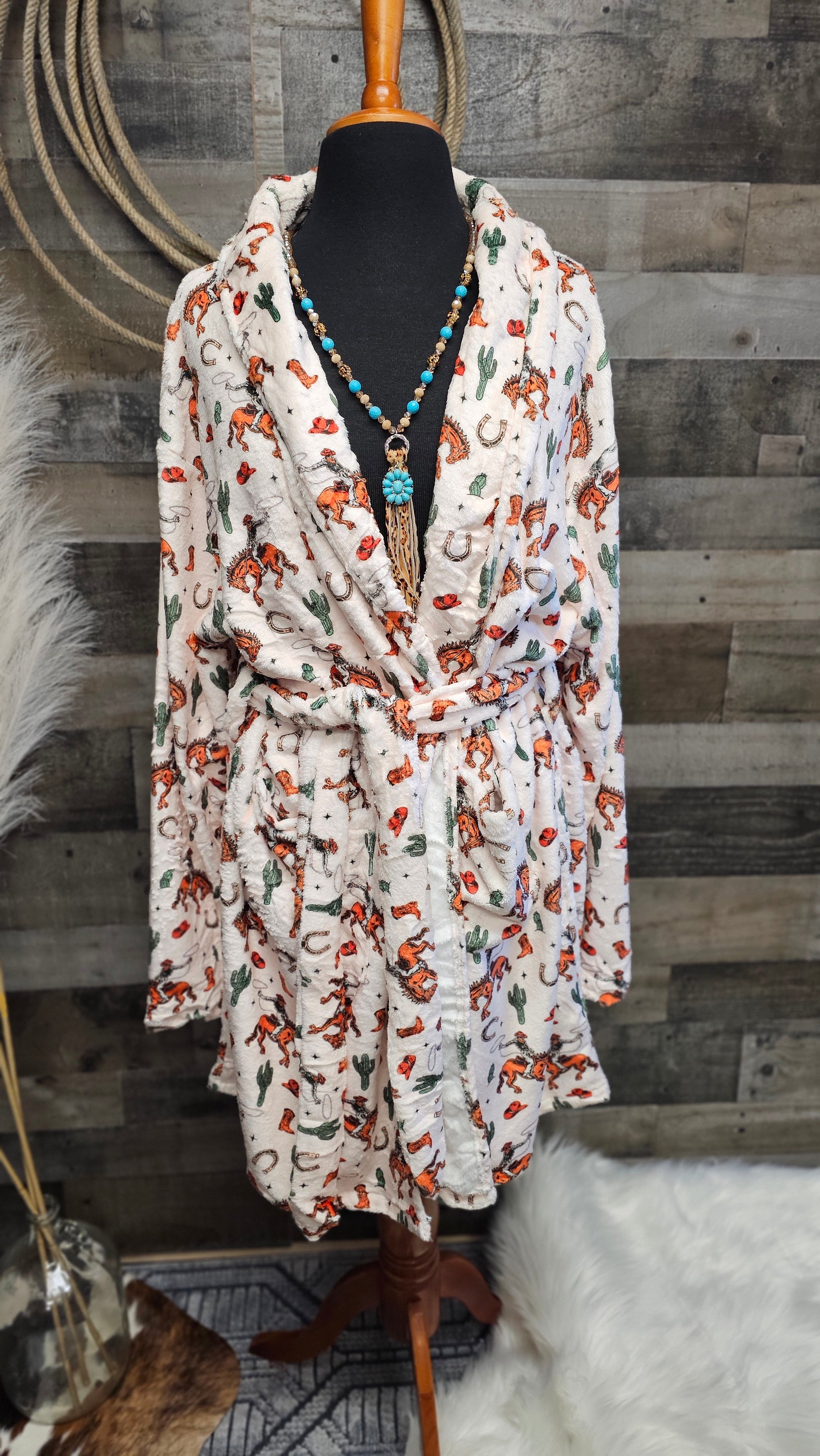 Baha Ranch Cowboy Ranch Western Robe - Baha Ranch Western Wear - Flyclothing LLC