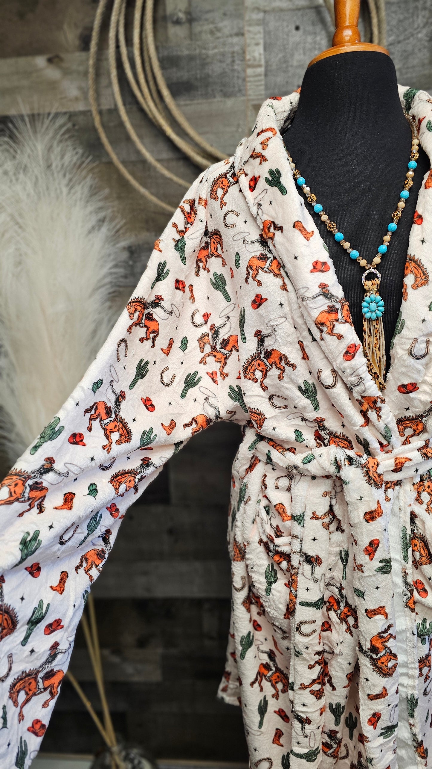 Baha Ranch Cowboy Ranch Western Robe - Baha Ranch Western Wear - Flyclothing LLC