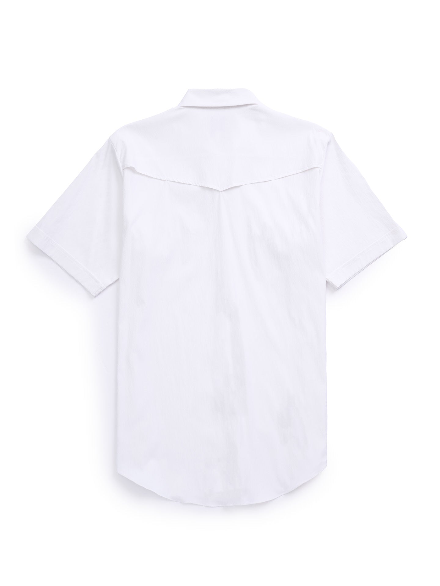Men's Ely Cattleman Pro Short Sleeve Stretch Solid Vented Western Shirt