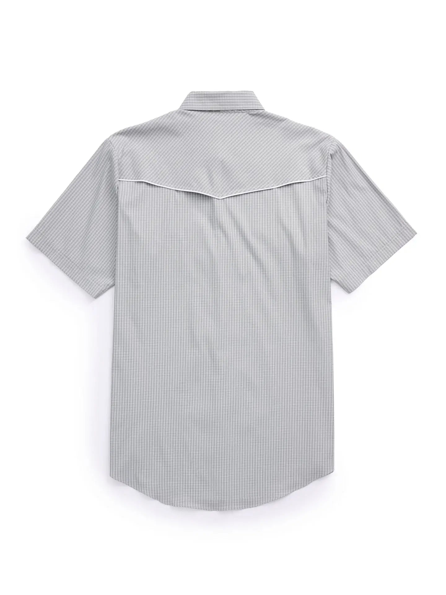 Men's Ely Cattleman Pro Short Sleeve Stretch Solid w/ Piping Vented Western Shirt - Ely Cattleman - Flyclothing LLC