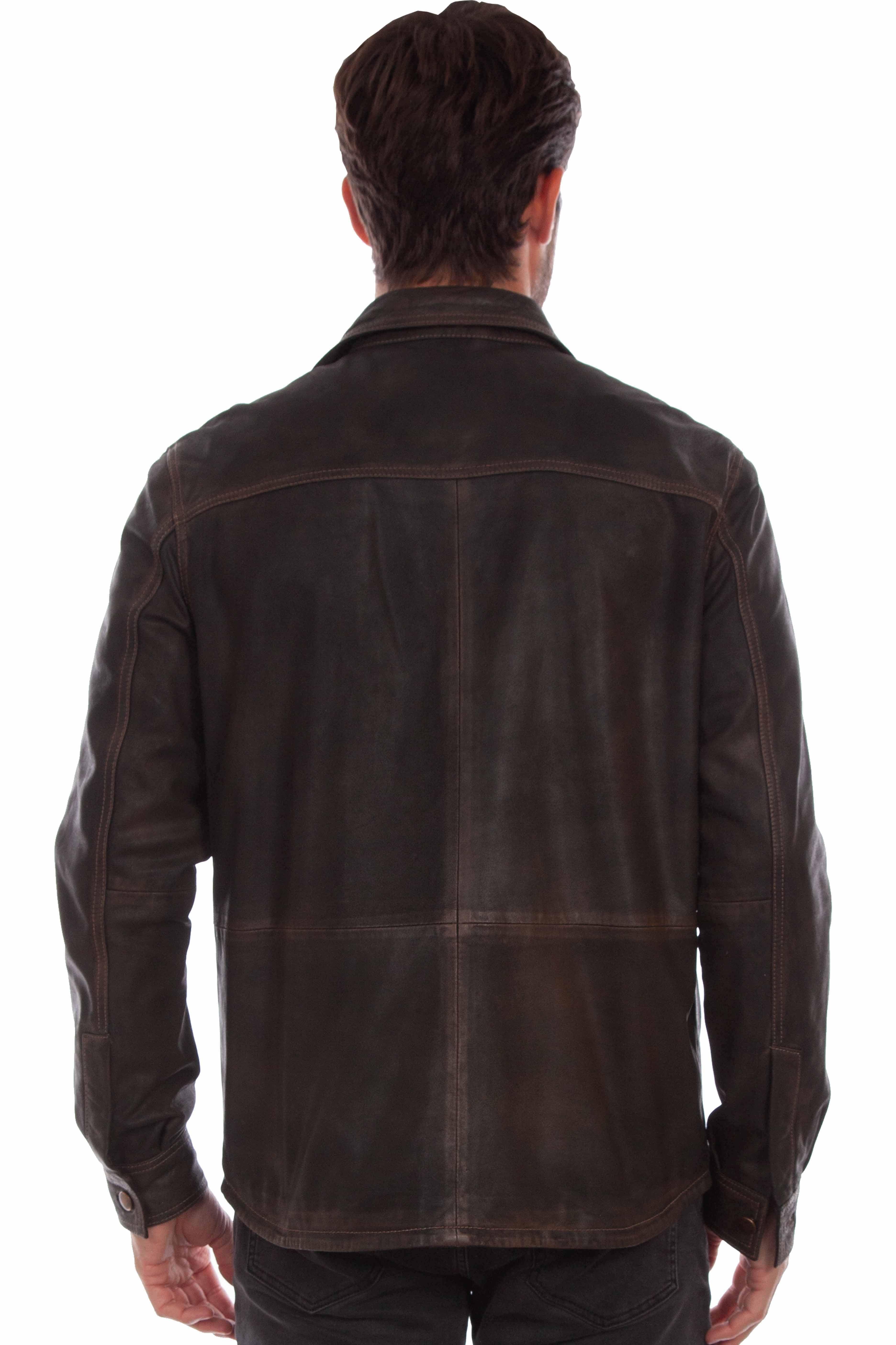 Scully Leather Leatherwear Mens Button Up - Scully Leather