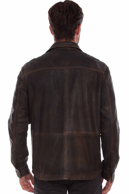 Scully Leather Leatherwear Mens Button Up