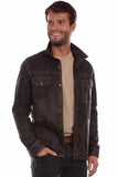 Scully Leather Leatherwear Mens Button Up - Scully Leather