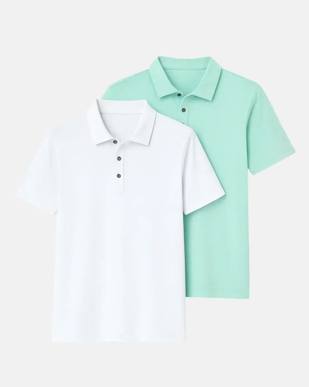 Buki Cinqo Polo 2-Pack - White/Julep - Buki - Flyclothing LLC