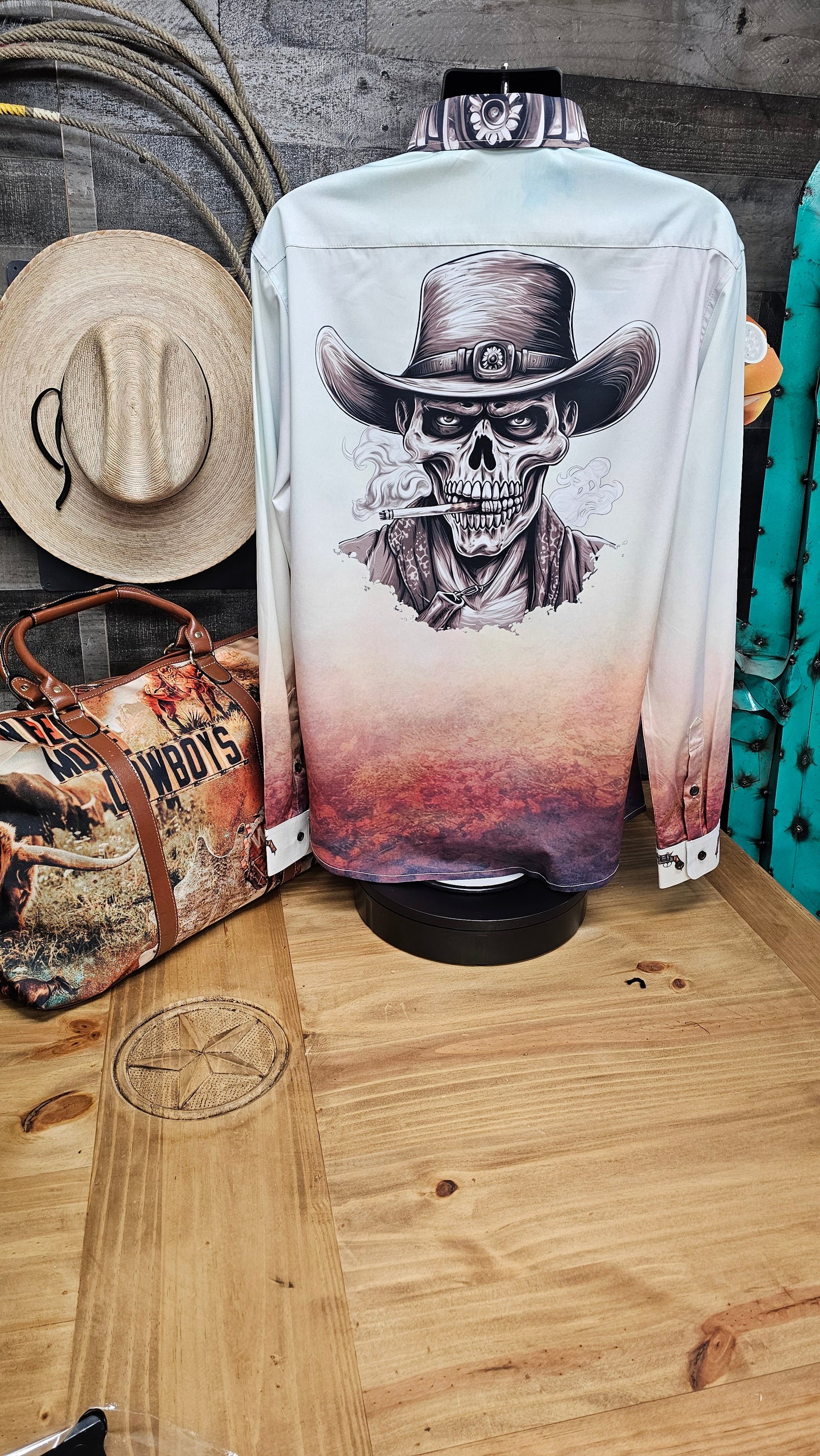 Baha Ranch Rebel Cowboy 2A Arena Button Up Shirt - Baha Ranch Western Wear - Flyclothing LLC
