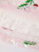 Sweet Cherry Sequins Cute Dress