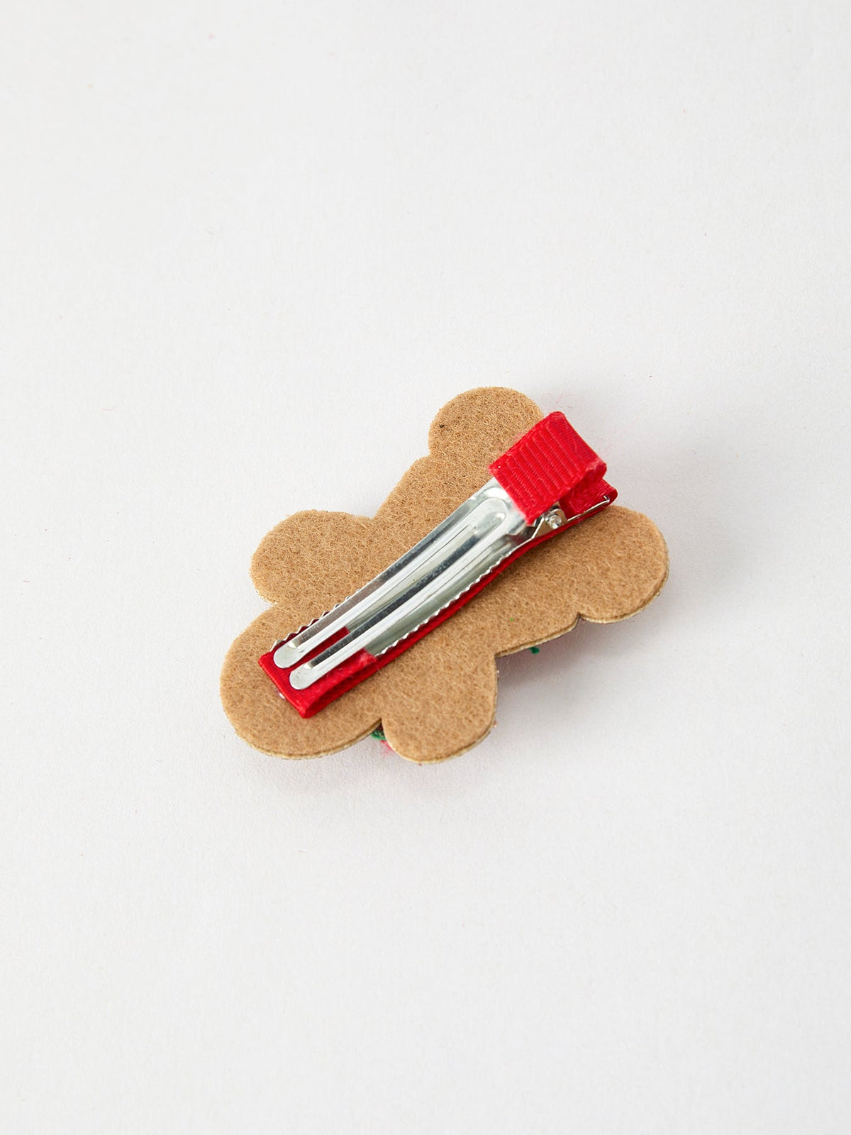 Christmas Gingerbread Girls Hair Clip - Rylee Faith Designs - Flyclothing LLC