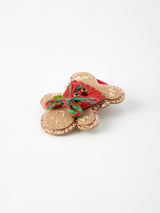 Christmas Gingerbread Girls Hair Clip - Rylee Faith Designs - Flyclothing LLC