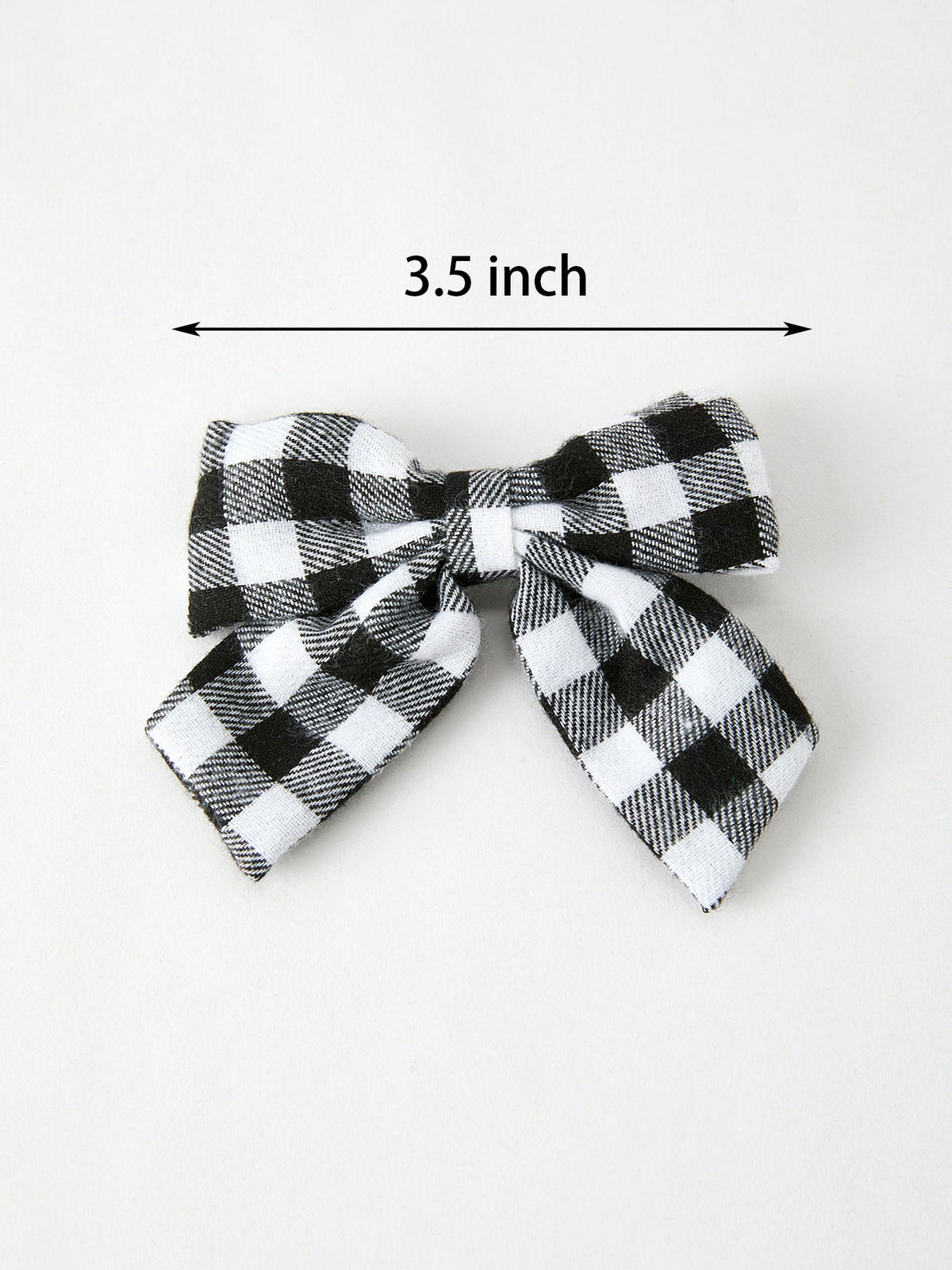 Winter Christmas Plaid Bow Hair Clip - Rylee Faith Designs - Flyclothing LLC