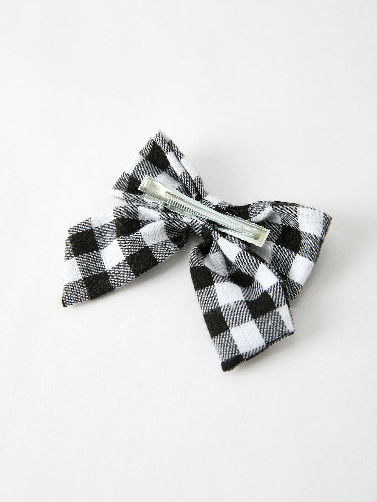 Winter Christmas Plaid Bow Hair Clip - Rylee Faith Designs - Flyclothing LLC