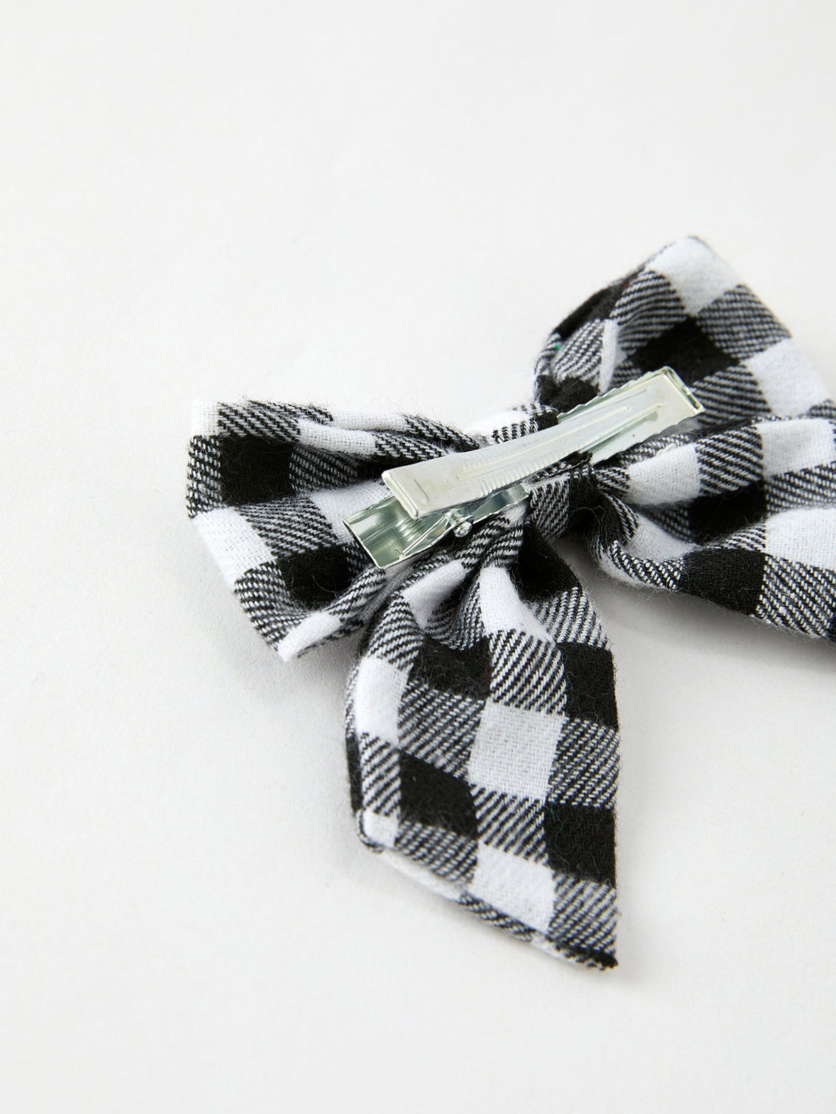 Winter Christmas Plaid Bow Hair Clip - Rylee Faith Designs - Flyclothing LLC