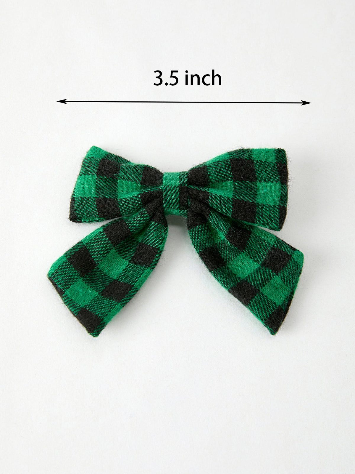Winter Christmas Plaid Bow Hair Clip - Rylee Faith Designs - Flyclothing LLC