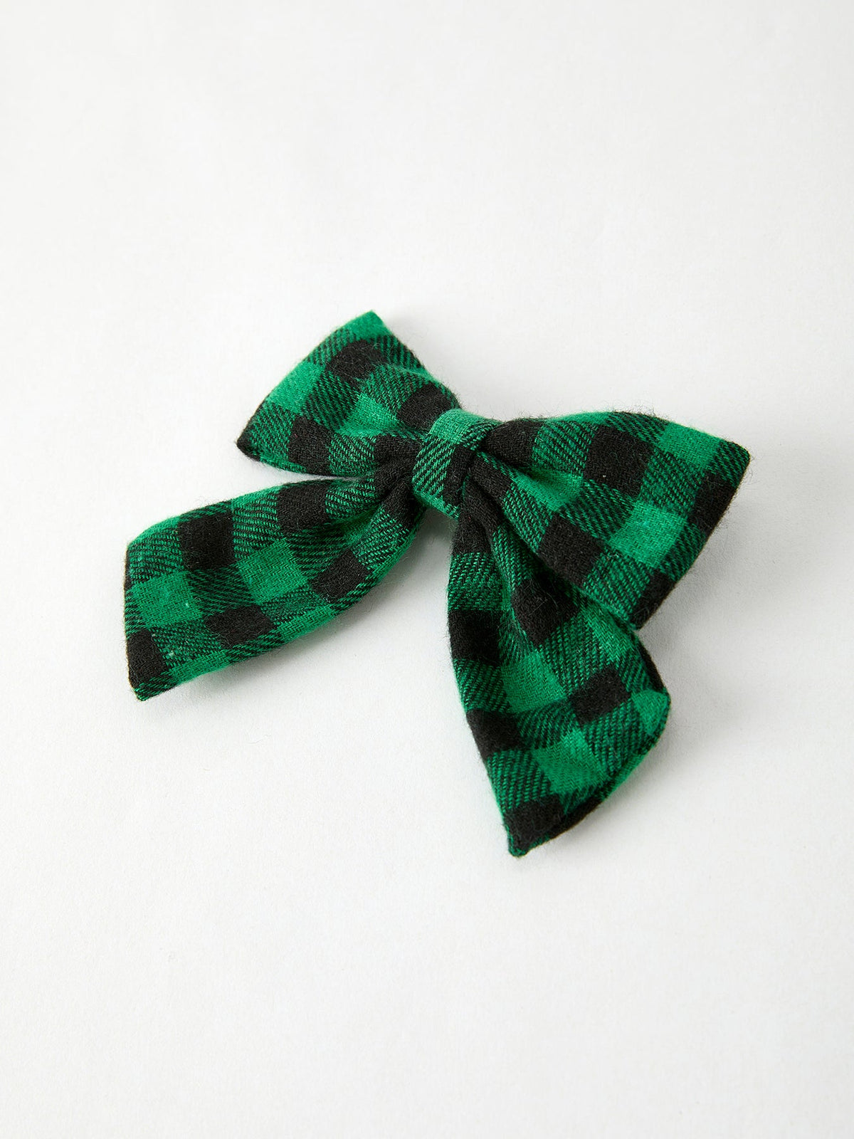 Winter Christmas Plaid Bow Hair Clip - Rylee Faith Designs - Flyclothing LLC