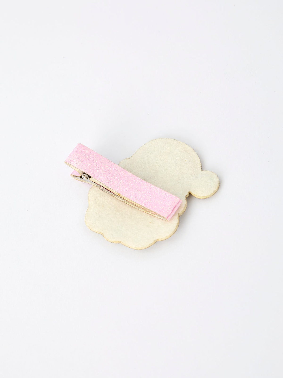 Christmas Pink Santa Girls 2-inch Hair Clip– Pink Girls' Hair Accessory - Rylee Faith Designs - Flyclothing LLC