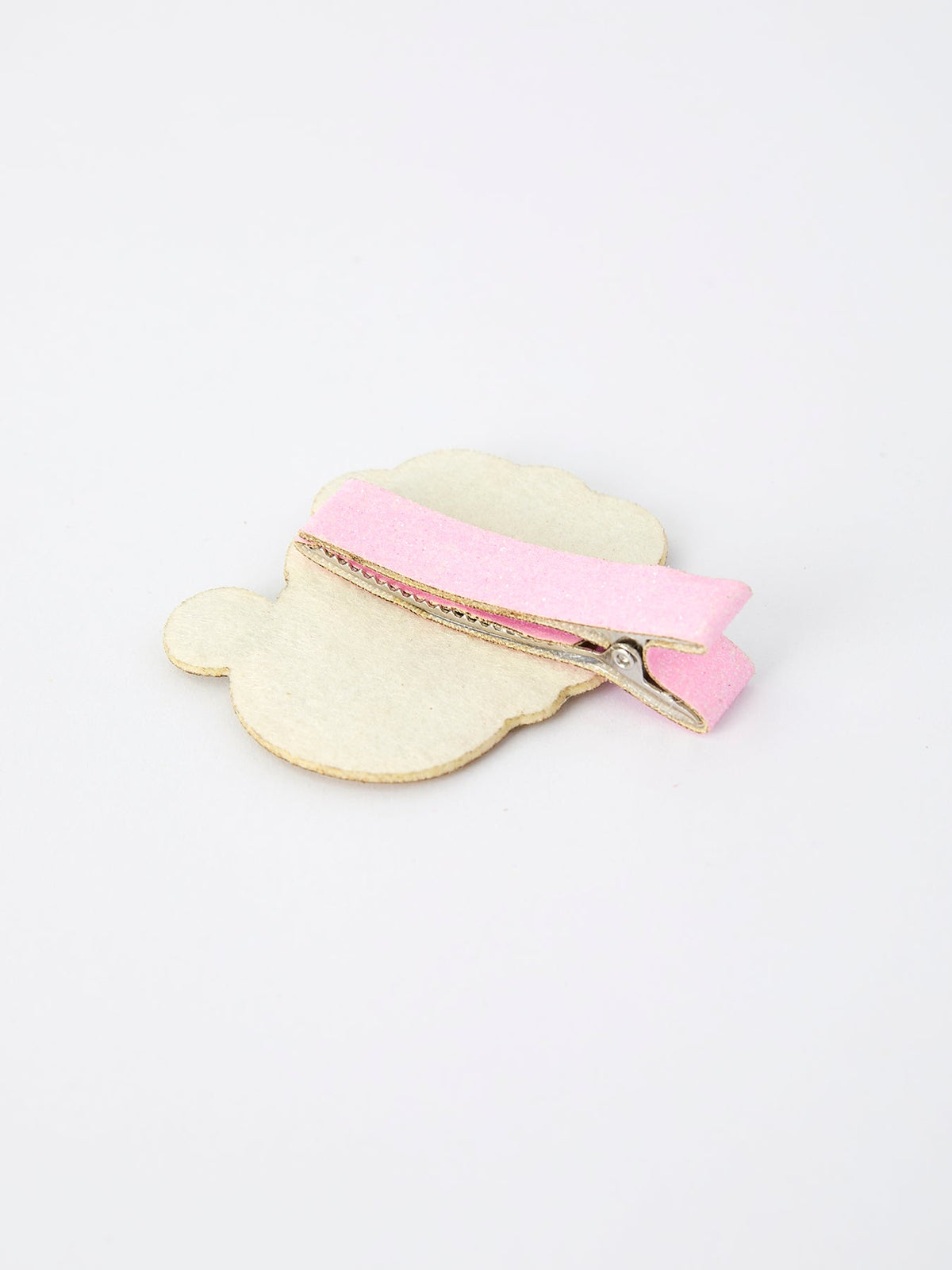 Christmas Pink Santa Girls 2-inch Hair Clip– Pink Girls' Hair Accessory - Rylee Faith Designs - Flyclothing LLC