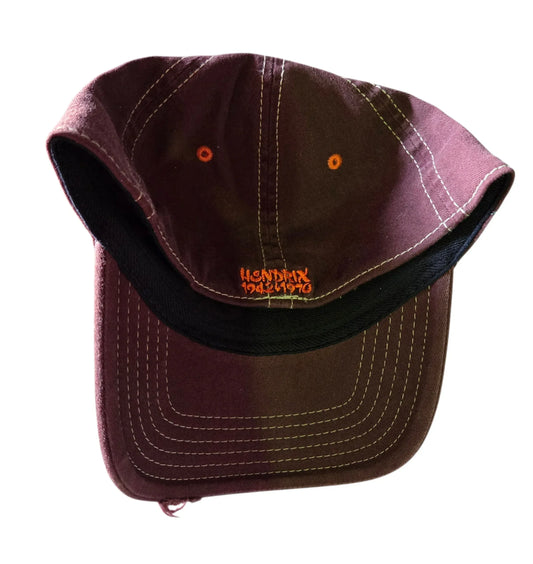 Jimi Hendrix Vintage Brown Ball Cap