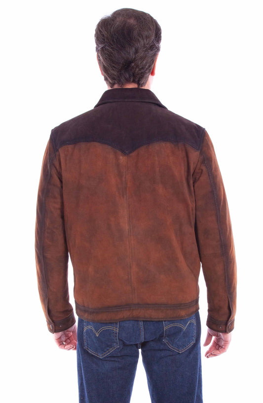 Scully Leather Leatherwear Mens Men's Zip Front Jacket - Scully Leather