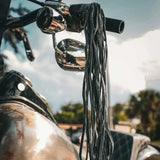 Black Leather Lever Covers - Unik Just for Bikers - Flyclothing LLC