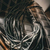 Black Leather Lever Covers - Unik Just for Bikers - Flyclothing LLC