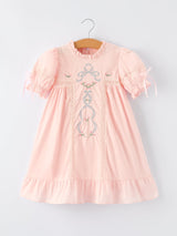 Embroidered Lace Girls' Short-sleeved Dress - Rylee Faith Designs - Flyclothing LLC