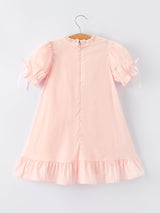 Embroidered Lace Girls' Short-sleeved Dress - Rylee Faith Designs - Flyclothing LLC