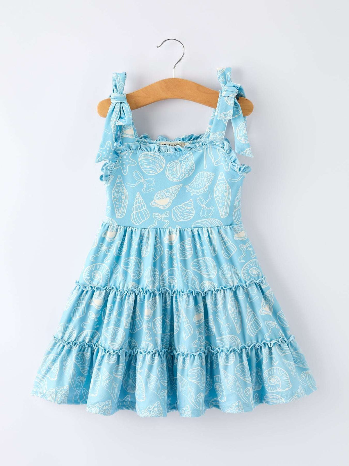 Spring Ocean  Girls Strap Dress